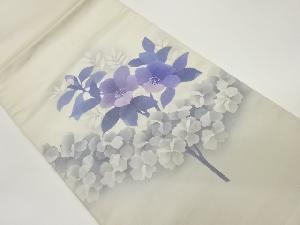 作家物　草花模様袋帯